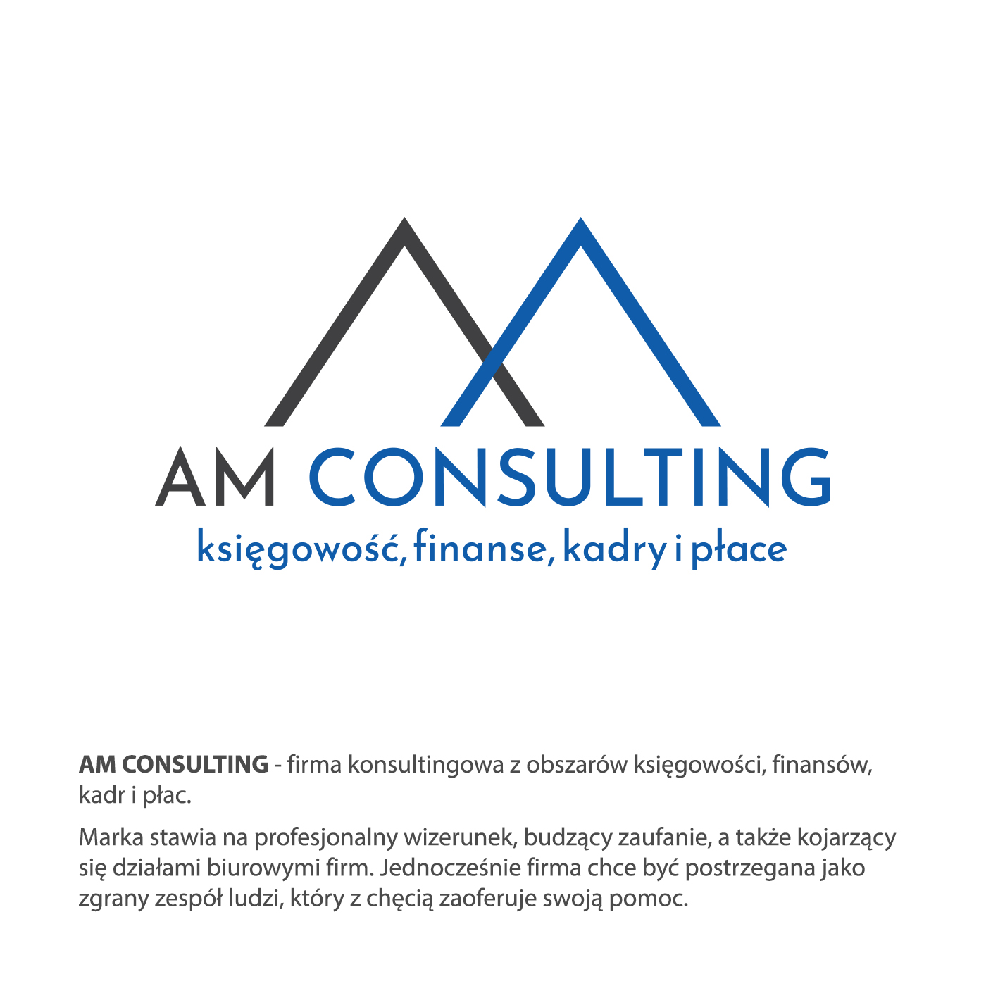 monogram Logo firmy konsultingowej consultingowej