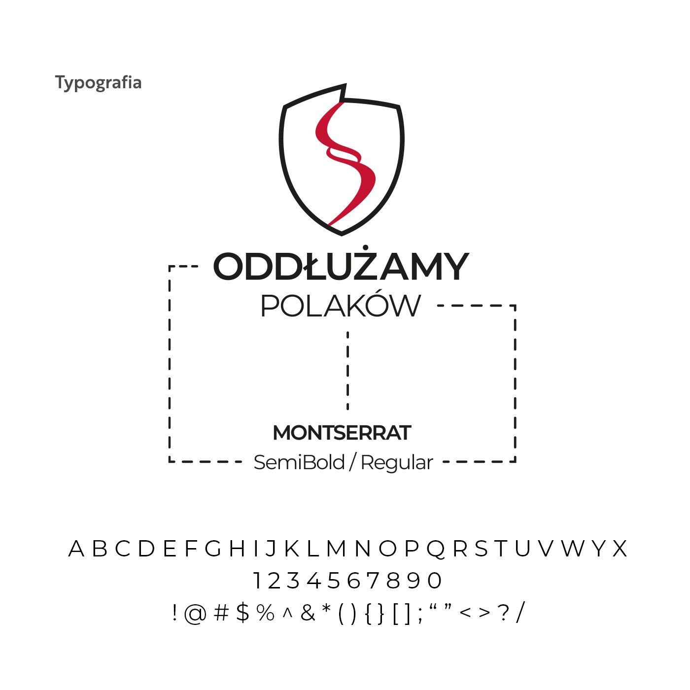 typografia wykorzystana w projekcie montserrat 